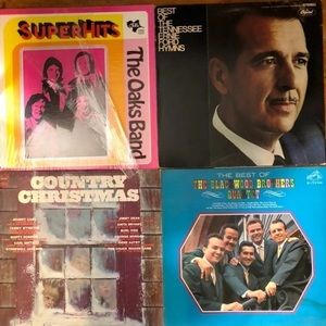Assorted vinyl lot of 4 vintage records
